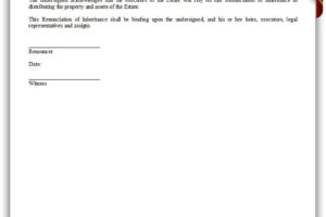 Estate &amp; Estate Administration Archives - Sample Printable Legal Forms (For Attorney / Lawyer)