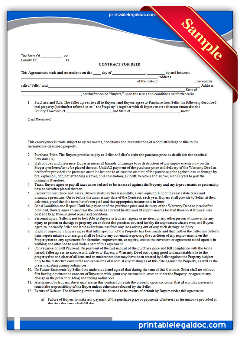 free-printable-contract-for-deed-template-printable-templates