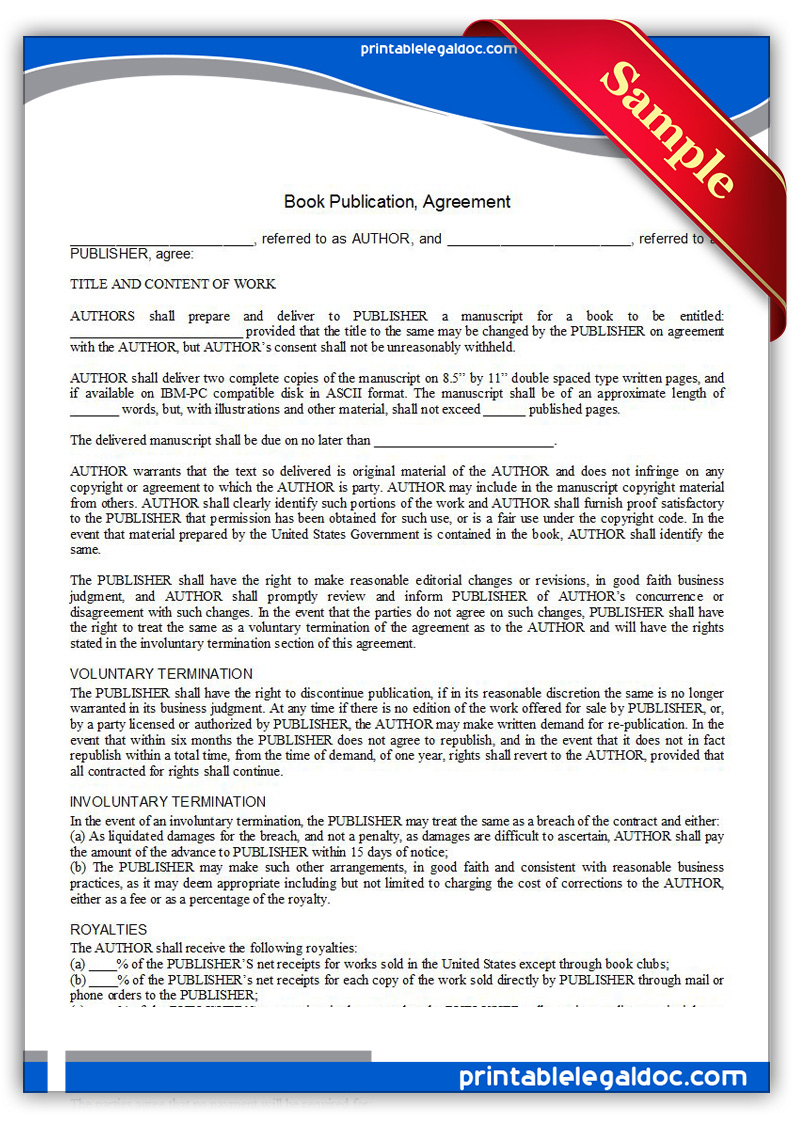 agreement employment joint (GENERIC) Publication, Form Agreement Book Free Printable