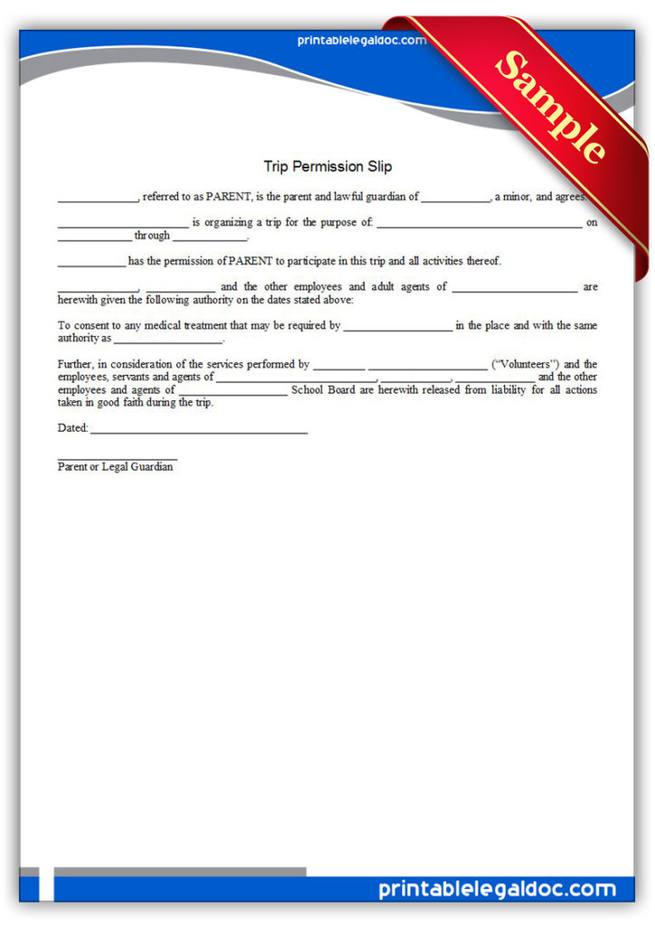 Printable-Trip-Permission-Slip-Form