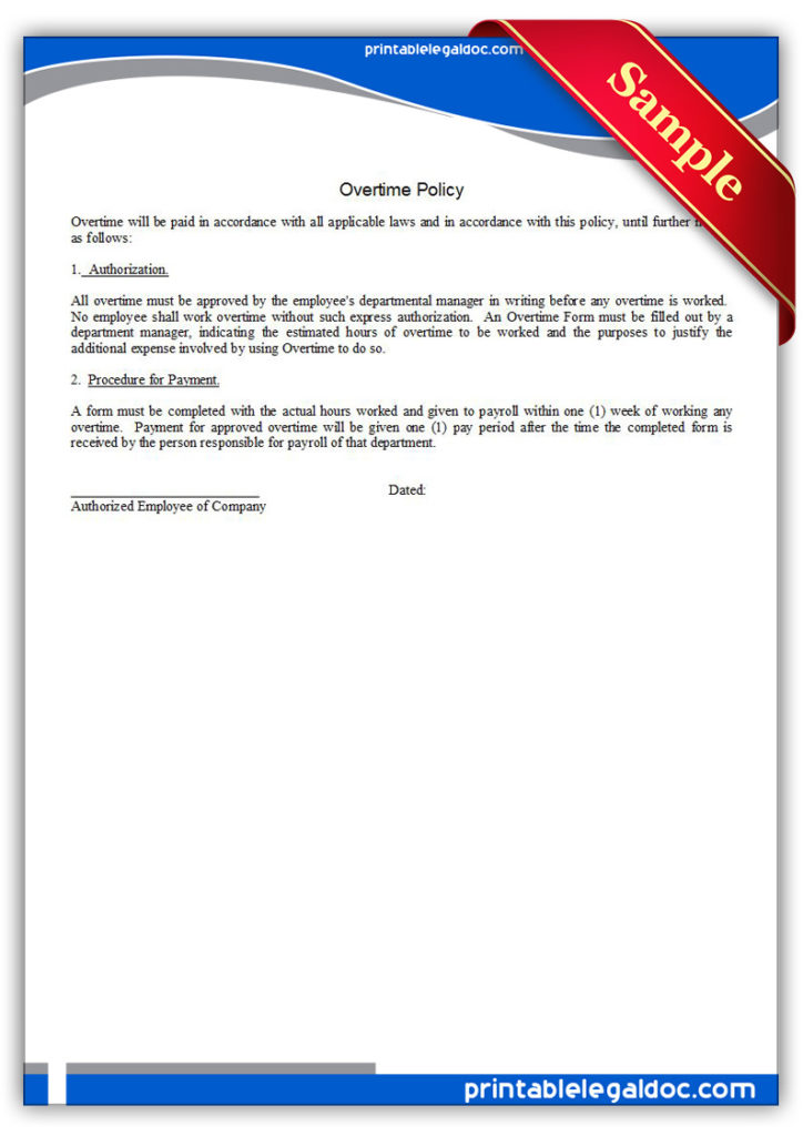 Printable-Overtime-Policy-Form
