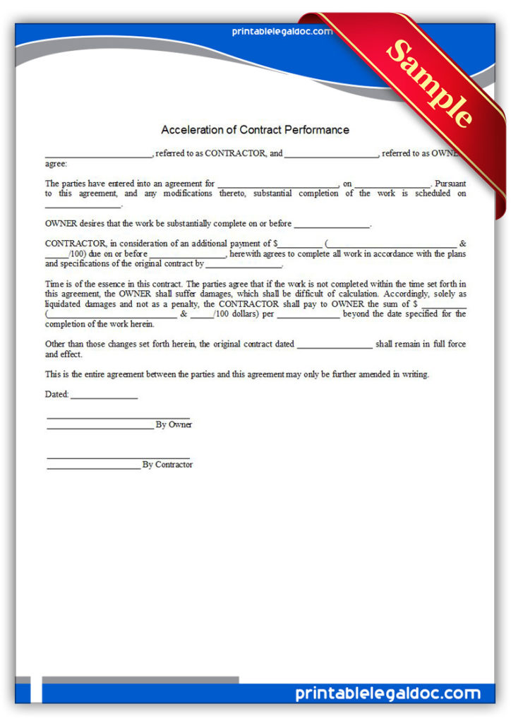 Printable-Acceleration-of-Contract-Form