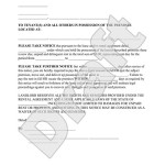Vacate Notice 