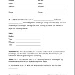 Auto BIll Of Sale
