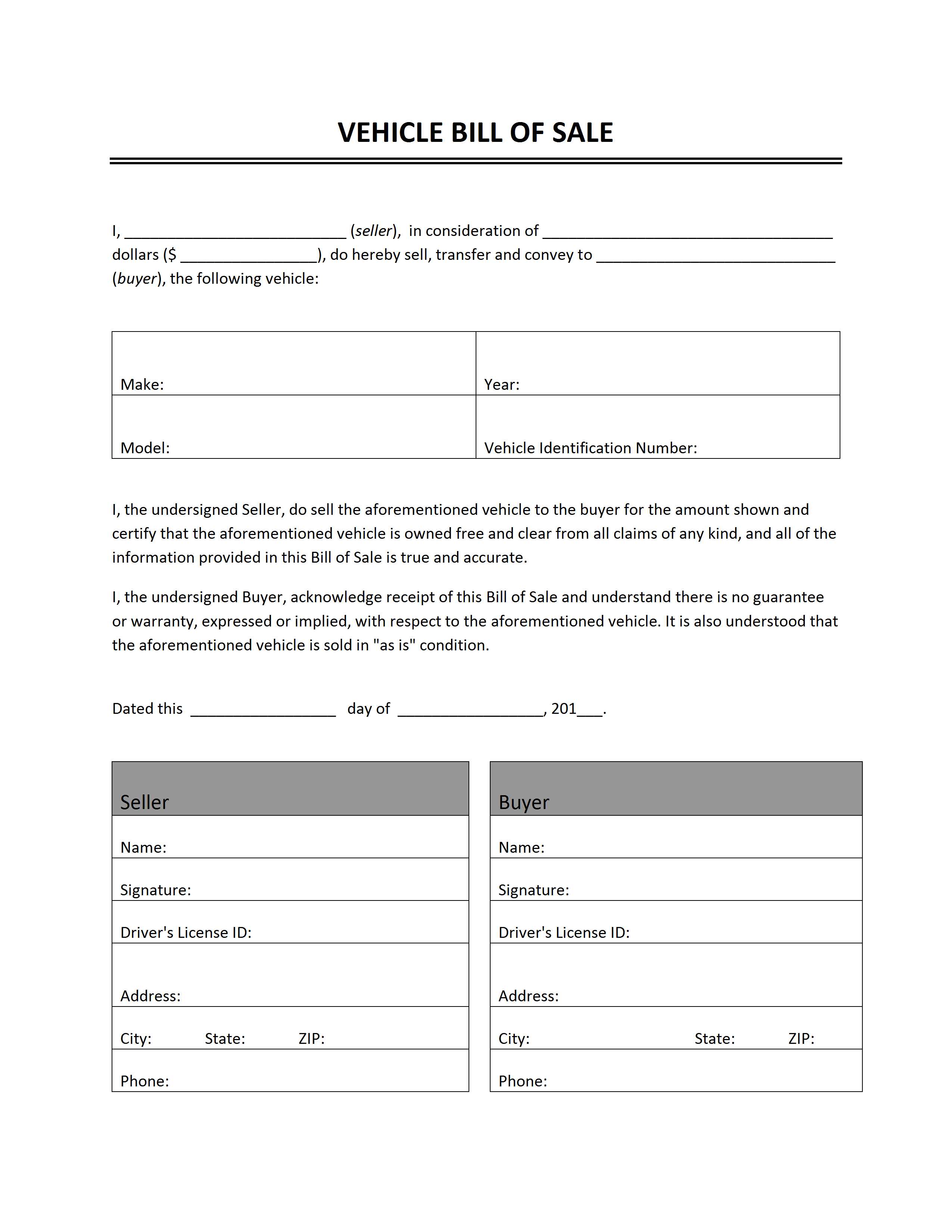 free-printable-auto-bill-of-sale-form-generic