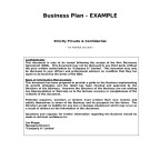 Free Printable Business Plan Sample Form (GENERIC)