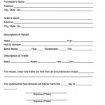 Boat Bill Of Sale 
