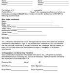 Boat Bill Of Sale 