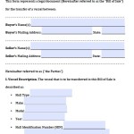 Boat Bill Of Sale 