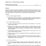 Cell Phone Policy 