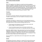 Cell Phone Policy 