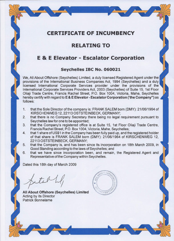 free-printable-certificate-of-incumbency-form-generic