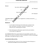 Employment Contract Sample
