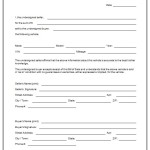 Free car bill of sale template 