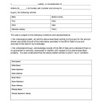 Free car bill of sale template 