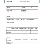 job application form template