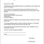lawn care contract