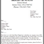 Letter Of Employment Verification 