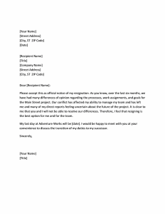 Unhappy Resignation Letter Samples from www.printablelegaldoc.com