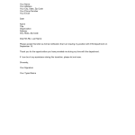 Letter of Resignation 17 Letter of Resignation