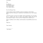 Letter of Resignation 