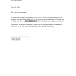 Letter of Resignation 