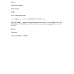 Letter of Resignation 