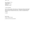Letter of Resignation 
