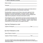 Liability Release Form Template 