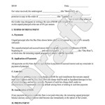 loan contract template