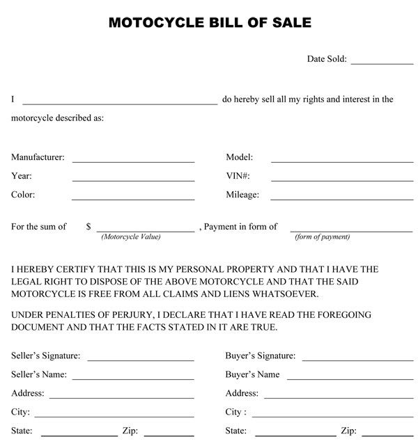 free-printable-motorcycle-bill-of-sale-form-generic