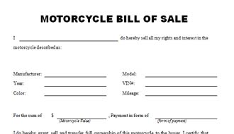 Free Bill Of Sale Template For Motorcycle from www.printablelegaldoc.com