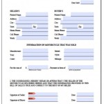 Motorcycle Bill of Sale 