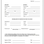 Motorcycle Bill of Sale 