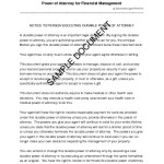Power of Attorney 