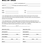 Free Printable Printable Bill of sale for travel trailer Form (GENERIC)