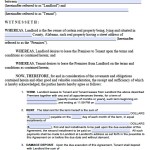 Free Printable Residential Lease Form (GENERIC)