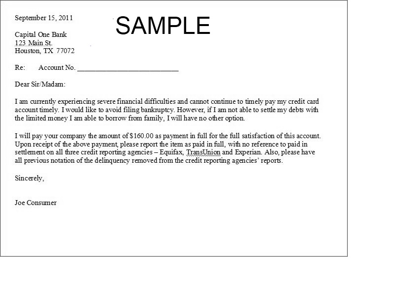 Full And Final Settlement Offer Letter Template