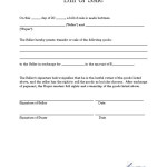 Vehicle Bill of Sale Template 