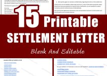 Settlement Letter Sample Settlement Letter Sample
